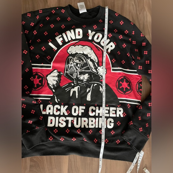 Star Wars TM - I Find Your Lack of Cheer Disturbing Sweatshirt - Picture 4 of 8